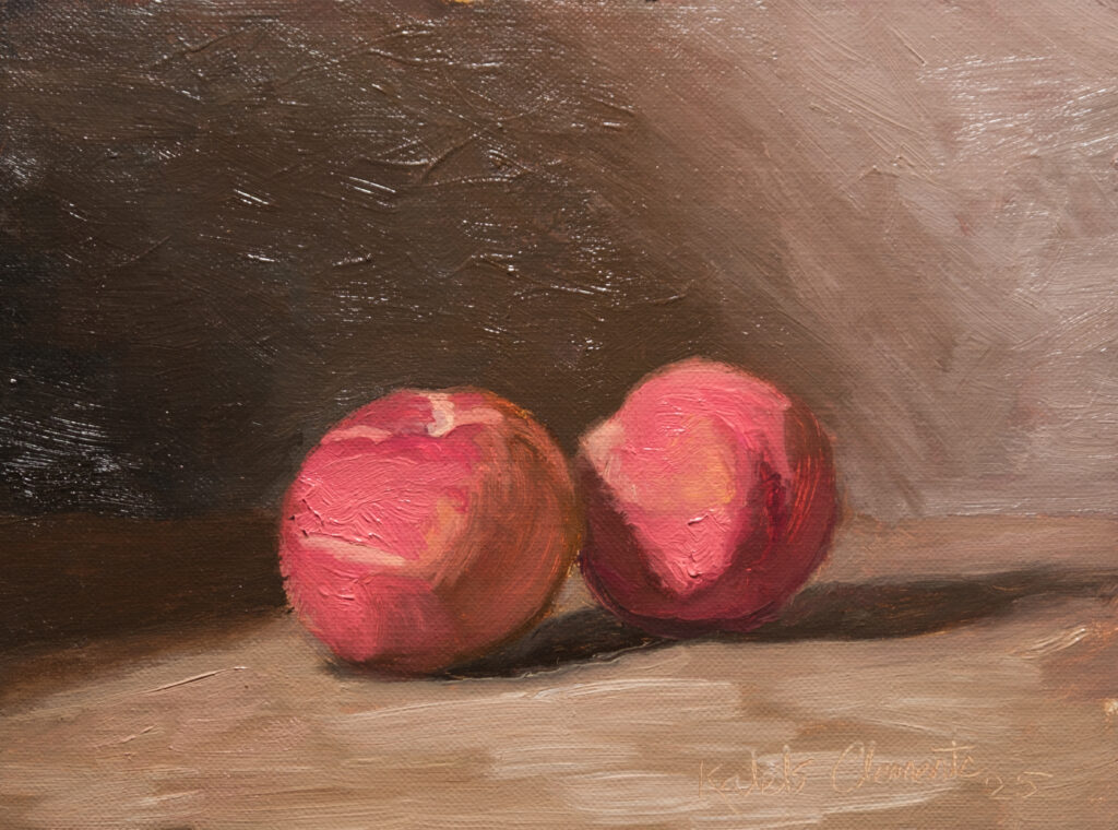 Two Nectarines