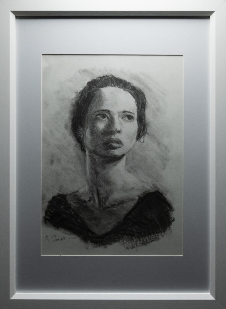 Charcoal Portrait Study No. 1 II