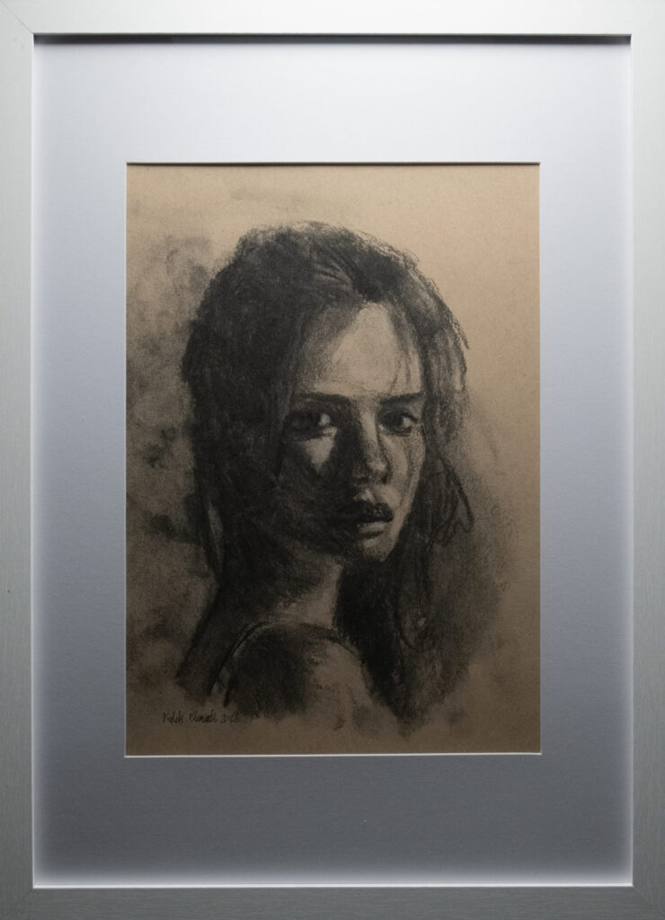 Charcoal Portrait Study No. 4
